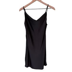 Urban Outfitters Slip Dress, Black Mini Size Small